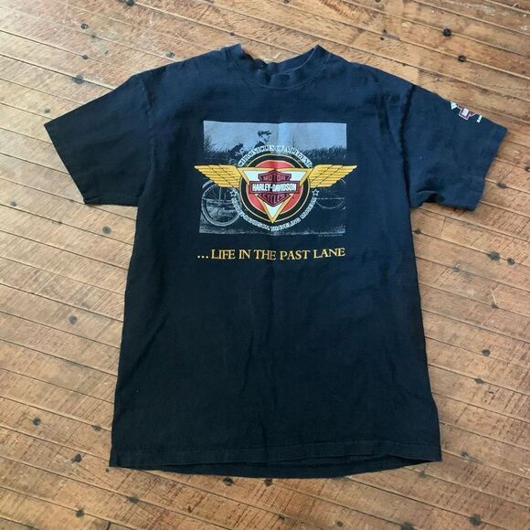 Harley-Davidson Life in the Past Lane moto fitted M tee - Picture 1 of 4
